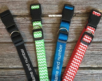 Personalized Collar | Custom Dog Collar| Name on Dog Collar | Embroidered Collar | Phone Number On Dog Collar | Affordable Custom Collar