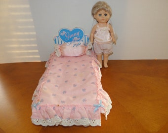 Ginny Doll Bed and Doll