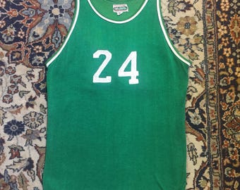 Number 24! Kelly green silky knit sports tank top