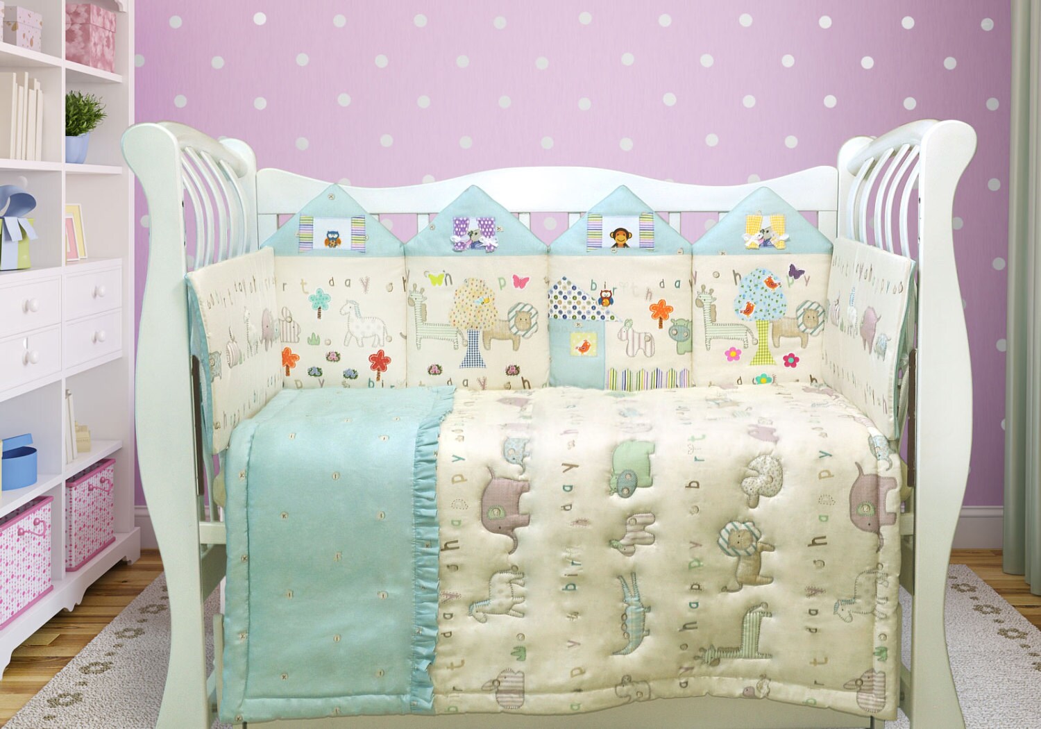 Crib bedding/ Baby bedding/ Baby boy bedding/ Crib bedding