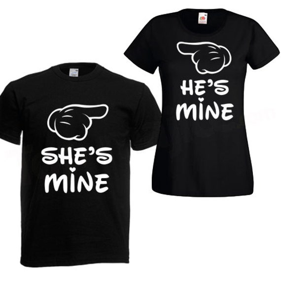 T-shirts He / She is mine 2 pieces