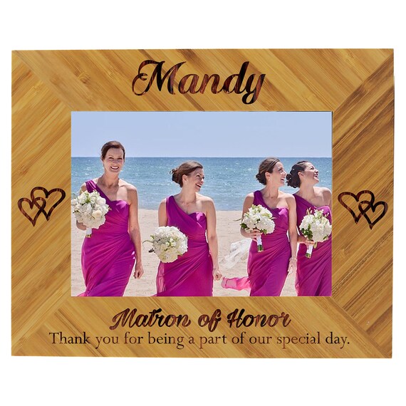 Bridesmaid Frame Maid of Honor Picture Frame Bridesmaid