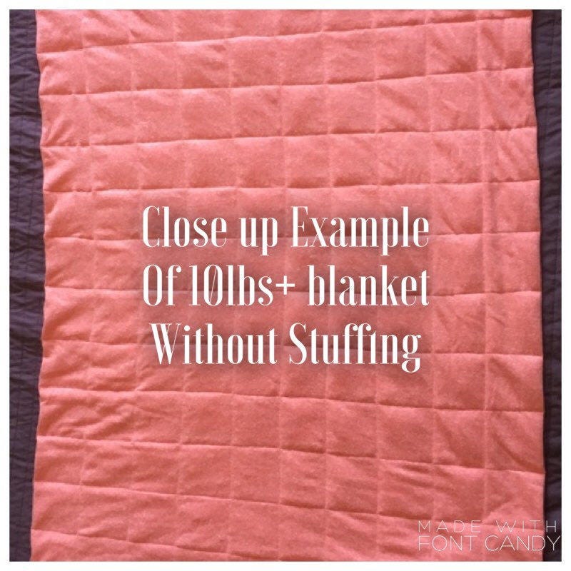 Toddler Bed Size Weighted Blanket Custom Made To Order