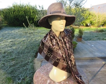 Vintage Christian DIOR silk scarf - 80s-