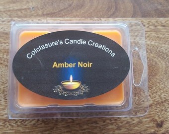 Amber Noir soy melt///100% soy tart