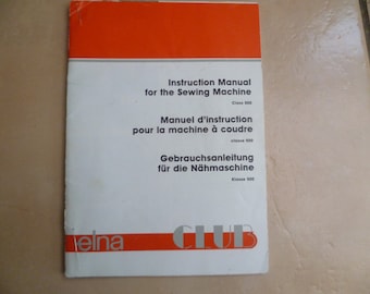 elna graffiti press instruction manual