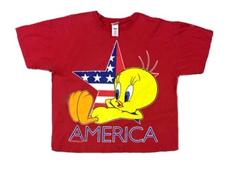 Vintage Tweety Bird America Shirt