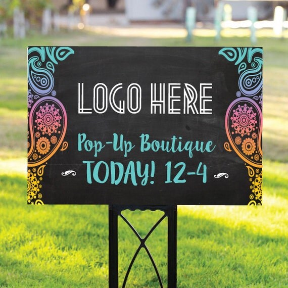 PopUp Boutique Yard Sign Pop Up Yard Sign Fashion