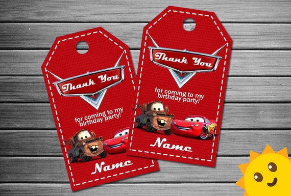 cars-thank-you-tags-cars-birthday-favor-tags-cars-party