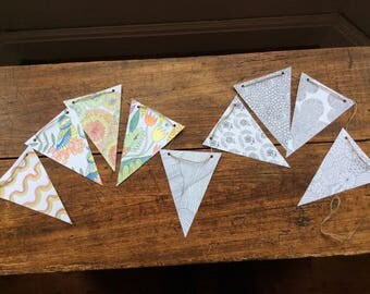 Mindfulness DIY Bunting x 3