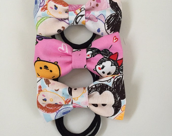 TsumTsum fabric hair bow or bow tie