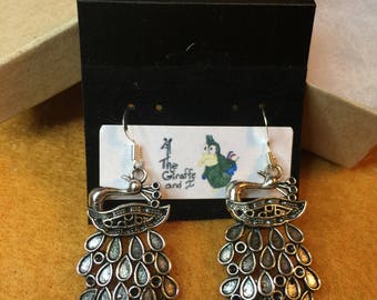 Paradise Island Peacock Post Earrings main image 1
