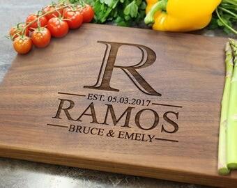 Personalized Cutting Board - Engraved Cutting Board, Custom Cutting Board, Wedding Gift, Housewarming Gift, Anniversary Gift, Engagement #30
