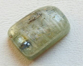 REAL GREEN KYANITE One Piece Smooth Fancy Shape Cabochon Nice Quality 100% Natural Wholesale Price New Arrival