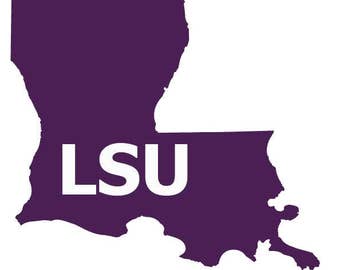 Lsu decal | Etsy