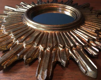 Starburst | Sunburst | mirror | 50s | decoration | Mid century modern | Gold