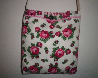 Bag, shoulder bag, shoulder bag, crossbody, roses