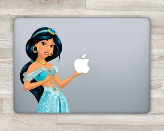 Disney MacBook Sticker Disney MacBook Decal Aladdin Laptop Decal Laptop Sticker Jasmine MacBook Pro MacBook Air Retina 13 Princess bn579