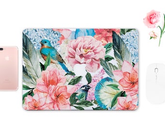 Flowers Decal Macbook Pro 13 Skin Floral Skin Laptop Decal Keyboard Sticker Sleeve for Macbook Case for Macbook Red Decal ESD3033