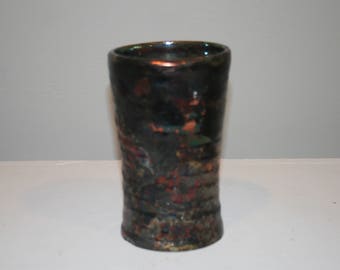 Raku Vase