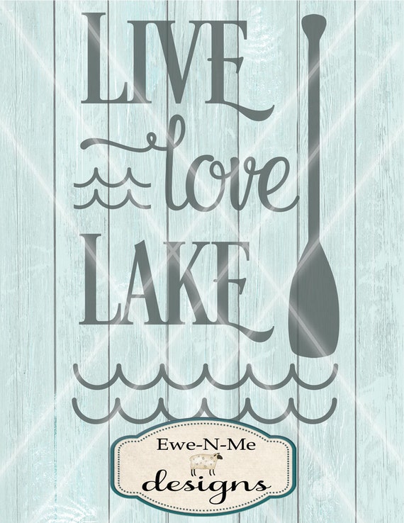 Download Lake SVG Cut File - live love lake SVG - outdoor svg ...