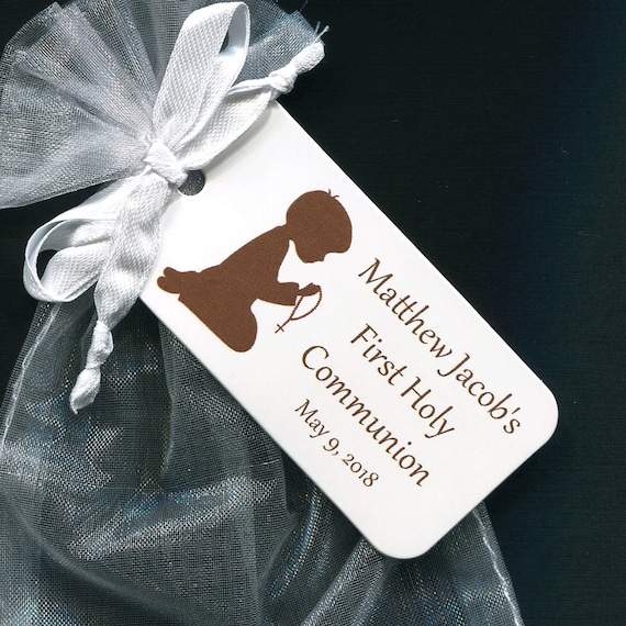 First Communion Favor Tags First Communion Tags