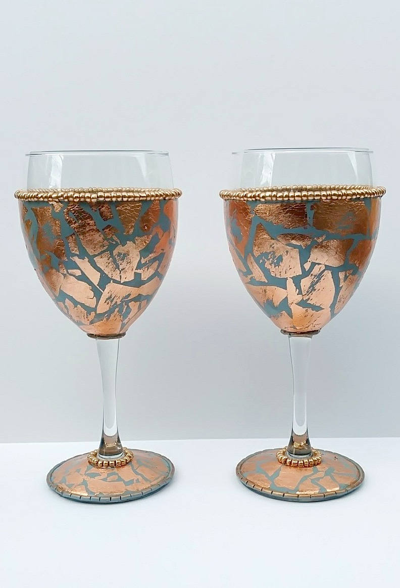 decorative wine glasses decorative wine glasses