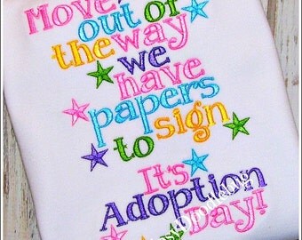 Adoption Day - Girls Adoption Shirt- Adoption Shirt- Adoption Day Shirt - Girls Adoption - Boys Adoption - Adoption - Forever Family