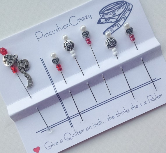Quilting Pins Pincushion Pins Beaded Embellishment Pins