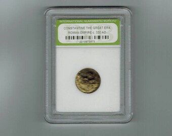 Ancient Constantine the great ERA Roman empire bronze coin C- 330 AD