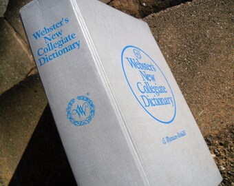 Vintage Book Webster's New Collegiate Dictionary