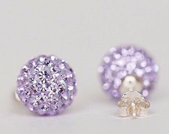 Stud earrings,Sterling silver stud earrings, small stud earrings Sterling silver crystal studs, crystal studs, Pave stud earrings, studs