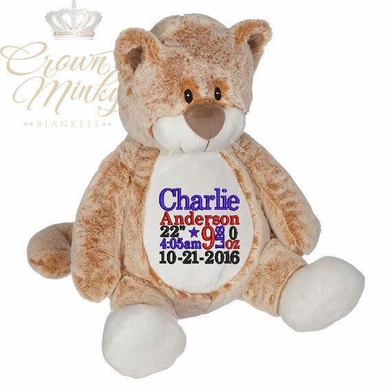 stuffed animal personalized message