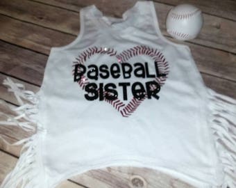 cute baseball shirts for sisters