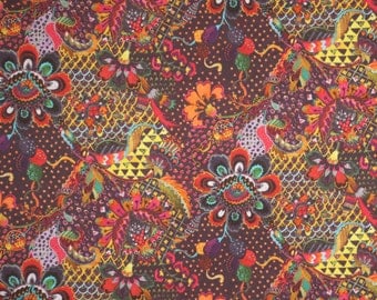 Stunning Rich Jacobean Grand Bazaar Liberty of London Print Pure Cotton Lawn Fabric--By the Yard
