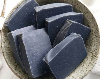 Charcoal Soap, Detox, Skincare, Face Cleanser, Pore Cleansing, Face Soap, All over Body Soap, Luxury Spa Soap Bar