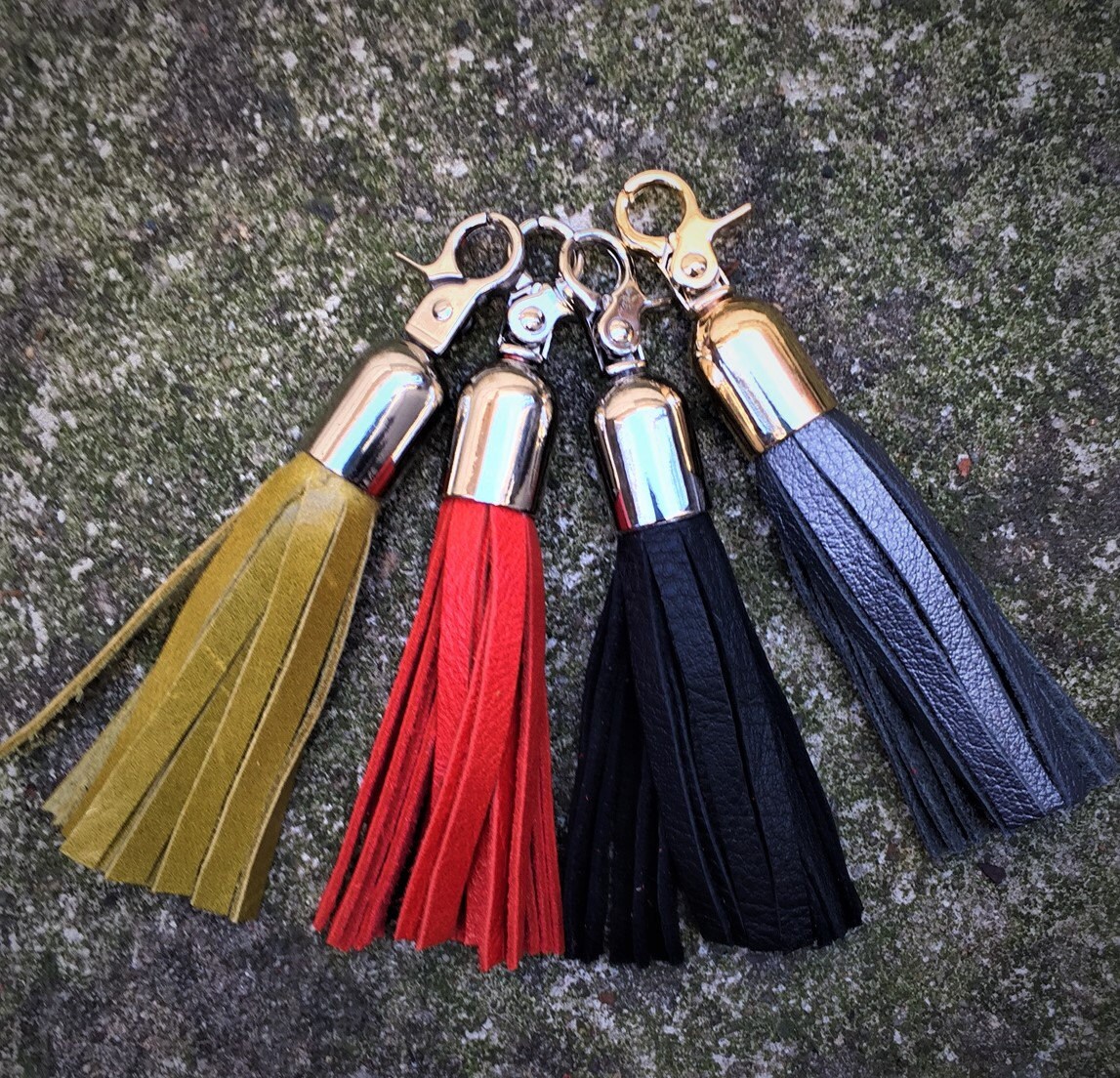 Leather Tassel leather tassel charm Leather Tassel Zipper