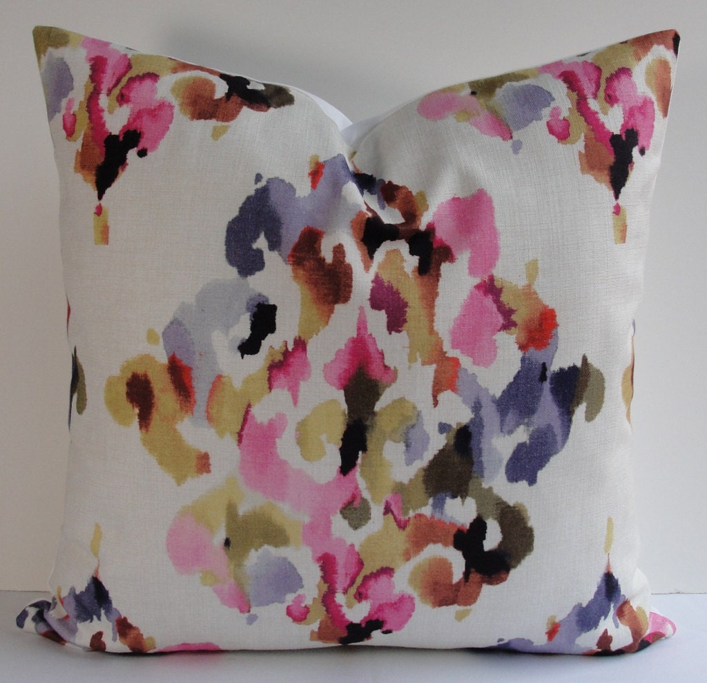 Designer Fuschia Decorative pillow cover Throw pillow purple