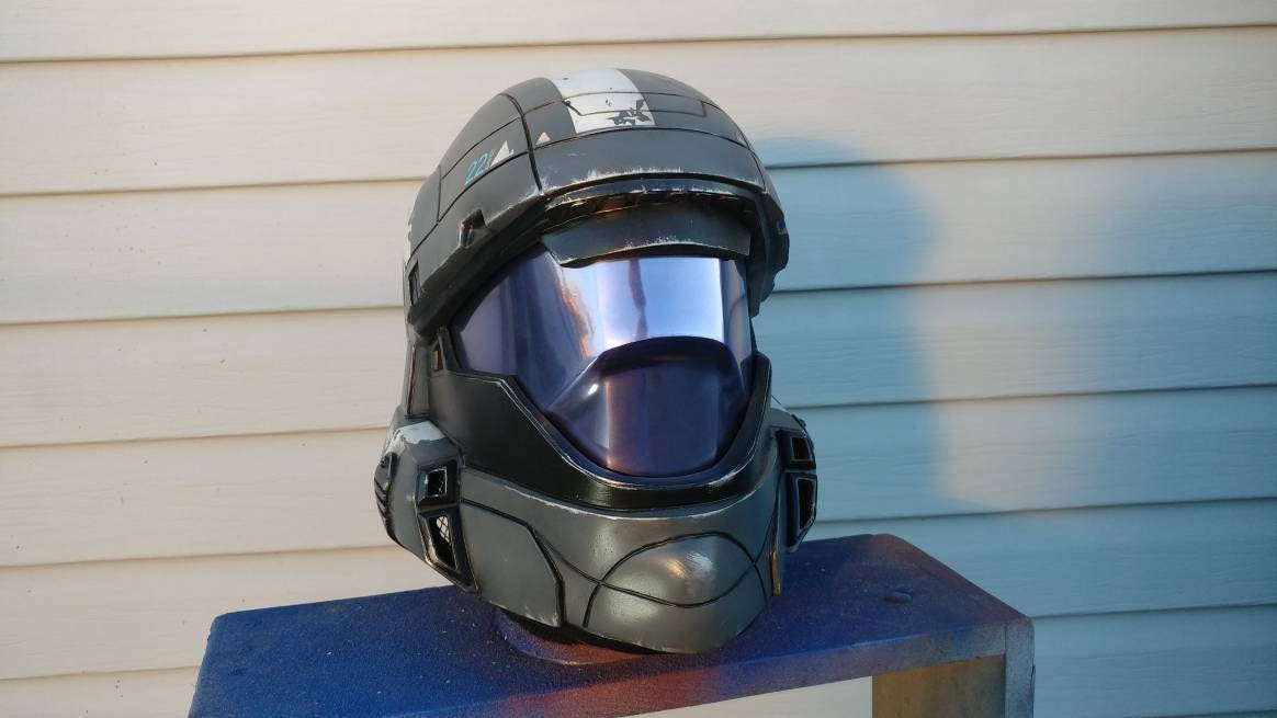 Ultimate Custom Halo ODST Helmet Padded and Wearable