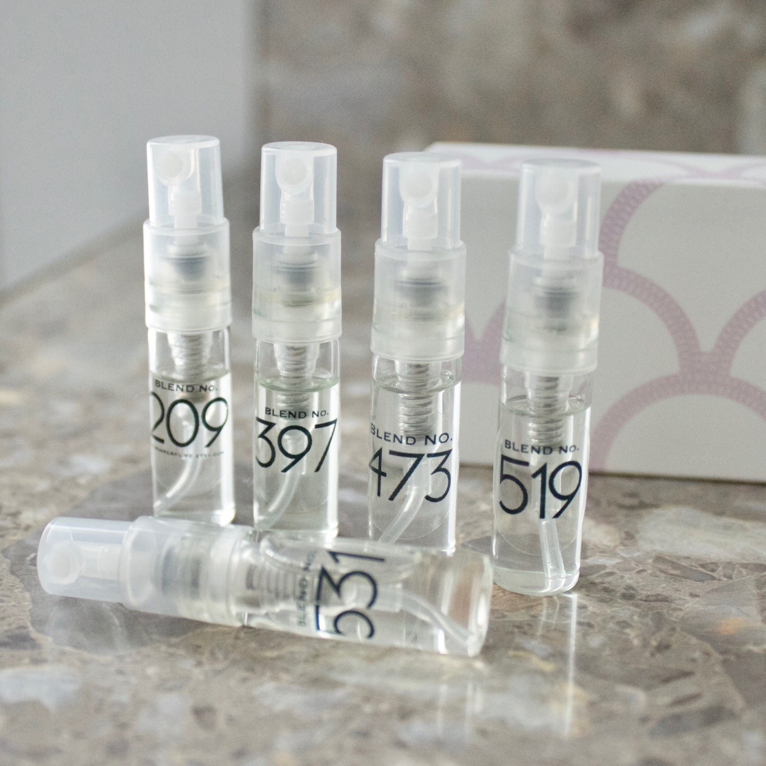 PERFUME SAMPLES Trial Size Perfume Set Handmade Vegan