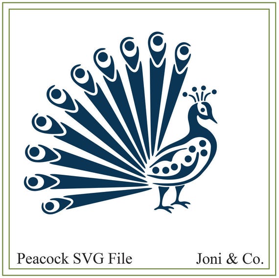 Download Peacock SVG Peacock cutting file Digital Peacock vinyl