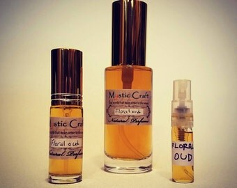 Floral Oud Natural Perfume, Very Complex And Extremely Long Lasting, Unisex Floral Agarwood Perfume, 100% Natural, No Isolates Or Synthetics