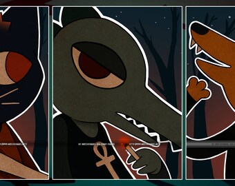 Night In The Woods - Art Cards - Set of 3