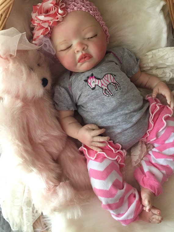 Completed Reborn Baby Doll Lexi From the Londyn Kit 20 inch