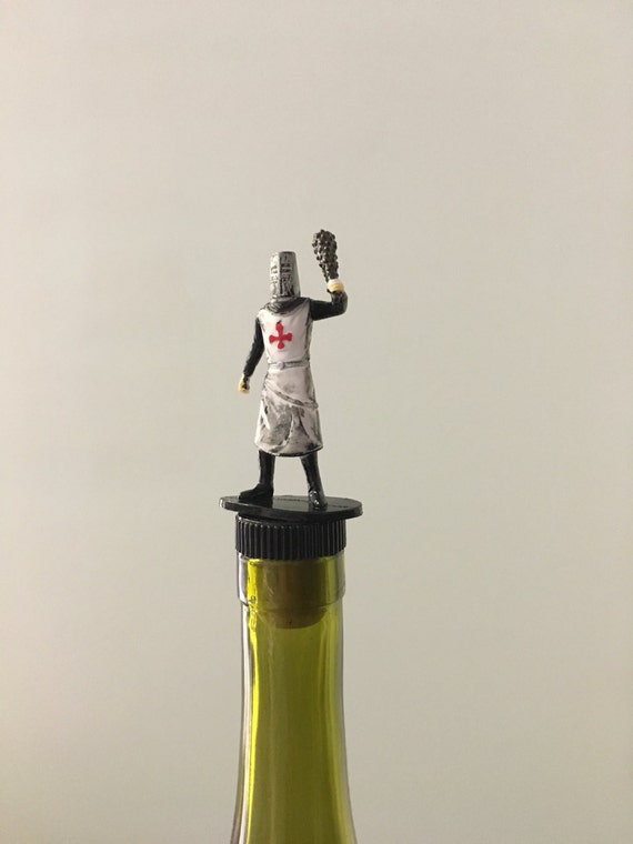 Knight Wine Stopper Medieval Knight Bottle Topper Knights