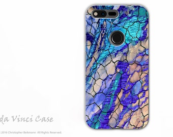 Blue Abstract Google Pixel XL Tough Case - Artistic Dual Layer Protection - Artistic Pixel XL Case - Desert Memories