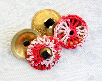 Hemp Zill covers mufflers, finger cymbals - 1 set of 2, natural hemp