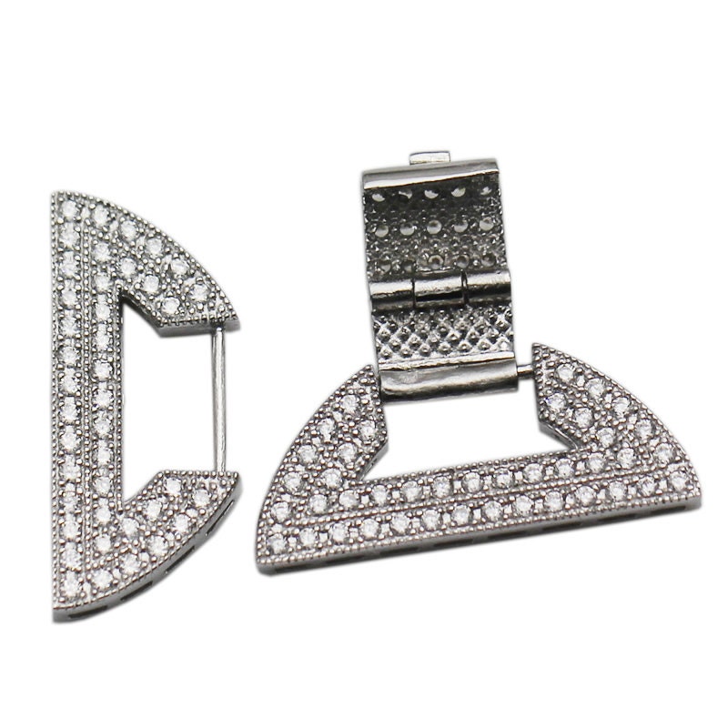 Beading Jewelry Fold Over Clasp for Multi Strand Necklace or Bracelet