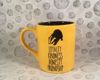 Hufflepuff Mug, Harry Potter Mug, Hogwarts Mug