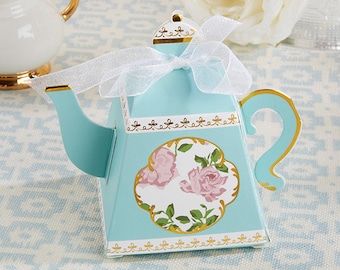 24 Tea Time Whimsy Teapot Favor Boxes bridal Shower Tea Party Favors Lady's Nightout Party